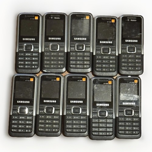 Samsung E1120 - Schwarz Handy ohne Akku unvollständig ungetestet