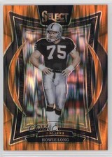 2024 Panini Select Concourse Orange Shock Prizm /499 Howie Long #60 HOF 16tx