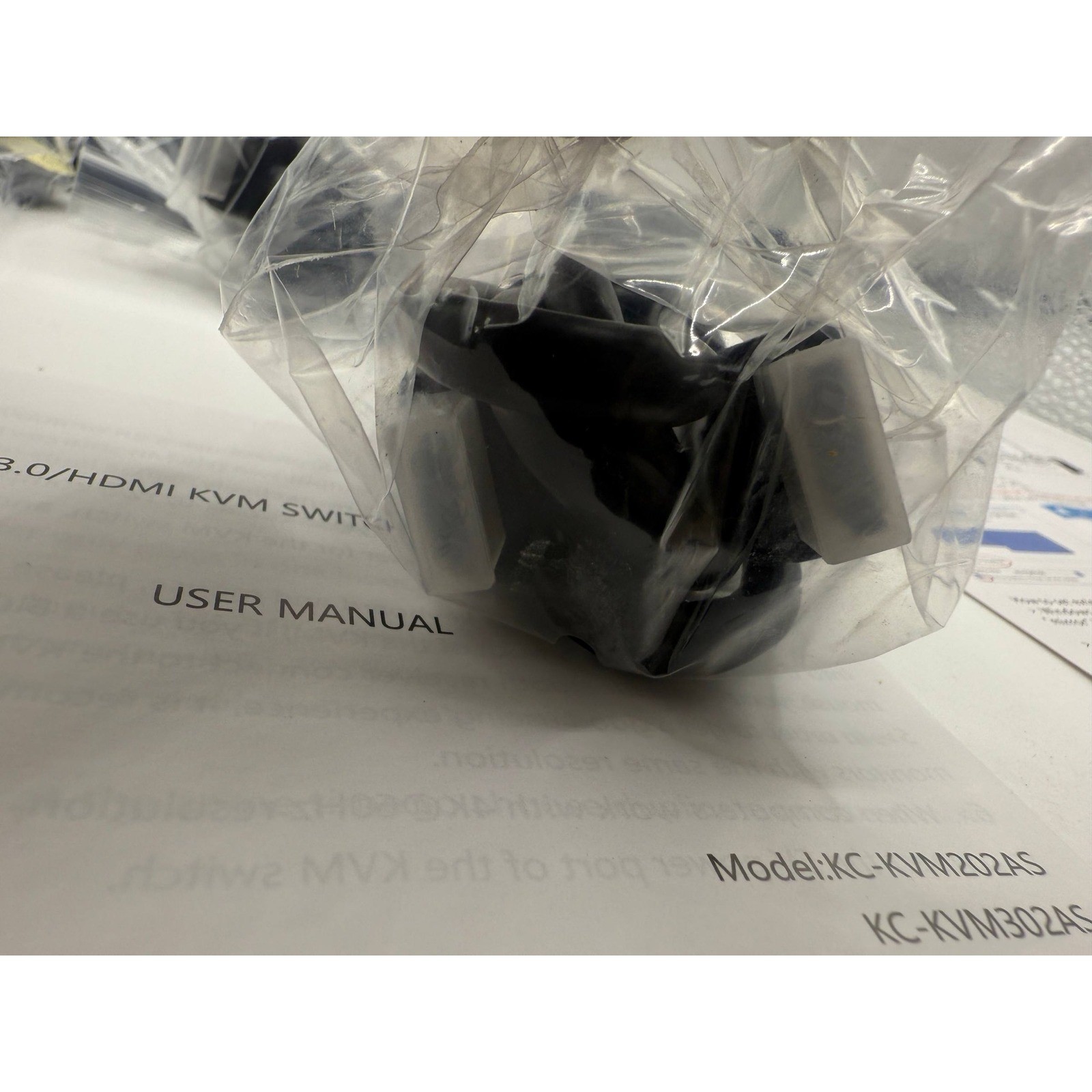 KCEVE KC KVM202AS USB3 0 HDMI KVM Switch Dual Display 4K 60Hz Adaptive EDID