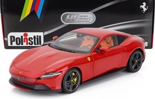 2019 Ferrari Roma Rosso Corsa 322 Red in 1:18 scale by POLISTIL