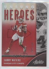 2020 Panini Absolute Unsung Heroes Spectrum Red 42/100 Sammy Watkins #UH-SW 0s23
