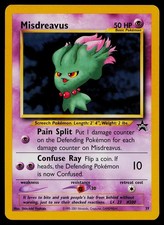 Pokemon Card Misdreavus 39 Wizards Black Star Promos Promo on eBay