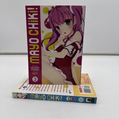 Mayo Chiki Vol 3 & 5 Eng Manga By Hajime Asano - School Life RomCom Seinen Harem