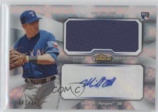2013 Topps Finest Jumbo Relic Rookie Refractor X-Fractor /149 Mike Olt Auto 0f8