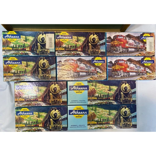 Lot of Vintage Athearn Train Cars in Boxes
