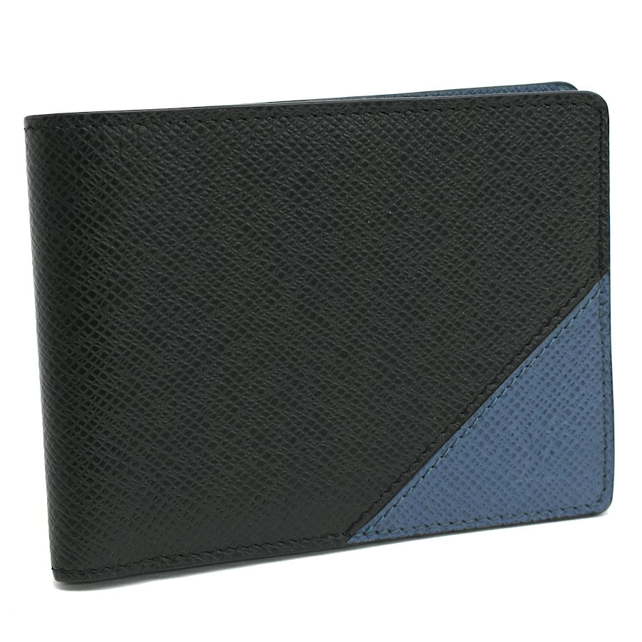 Louis Vuitton Portefeuille Multiple Bifold Billfold Wallet M30981 Taiga Leather