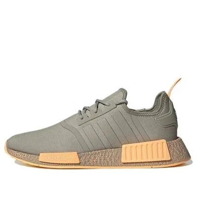 GW5632 Adidas NMD_R1 Gris Orange Acide Chaussures Homme Baskets Primeknit... - Photo 1/4