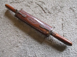 Vintage Victorian Indian Carving Knife & Fork Set Hand Made Never Used Very Nice