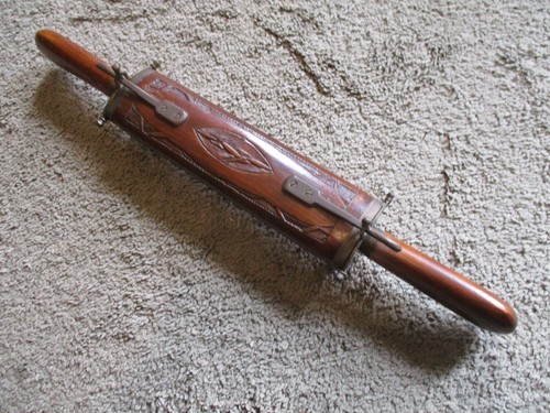 Vintage Victorian Indian Carving Knife & Fork Set Hand Made Never Used Very Nice