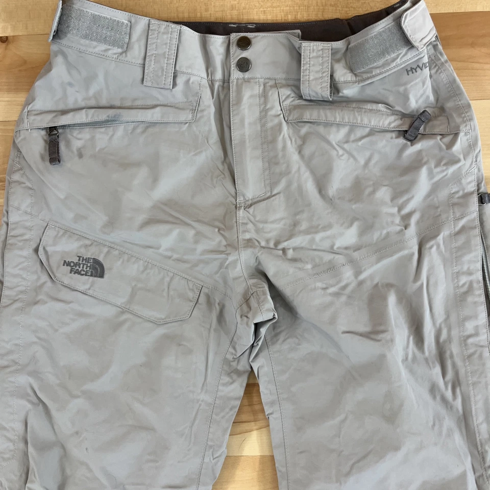 Pantalones de nieve North Face para mujer gris medio esquí snowboard Hyvent Foto 2 de 4