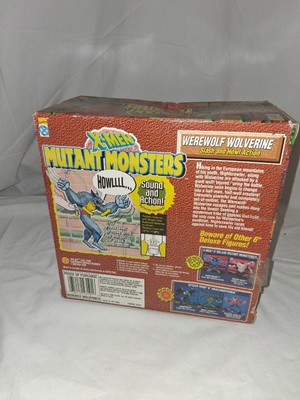 Vintage 1996 Marvel X-Men Mutant Monsters WEREWOLF WOLVERINE Toy
