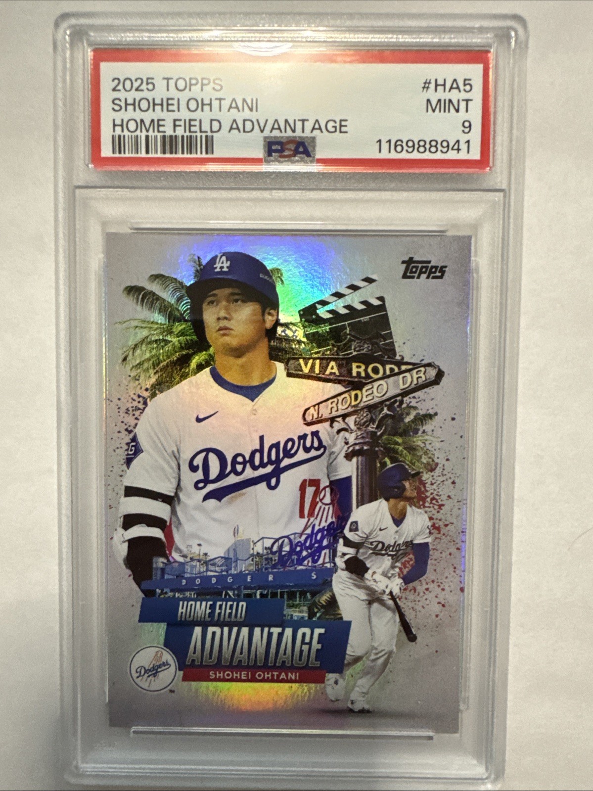 2025 Topps - Shohei Ohtani - Home Field Advantage - PSA 9