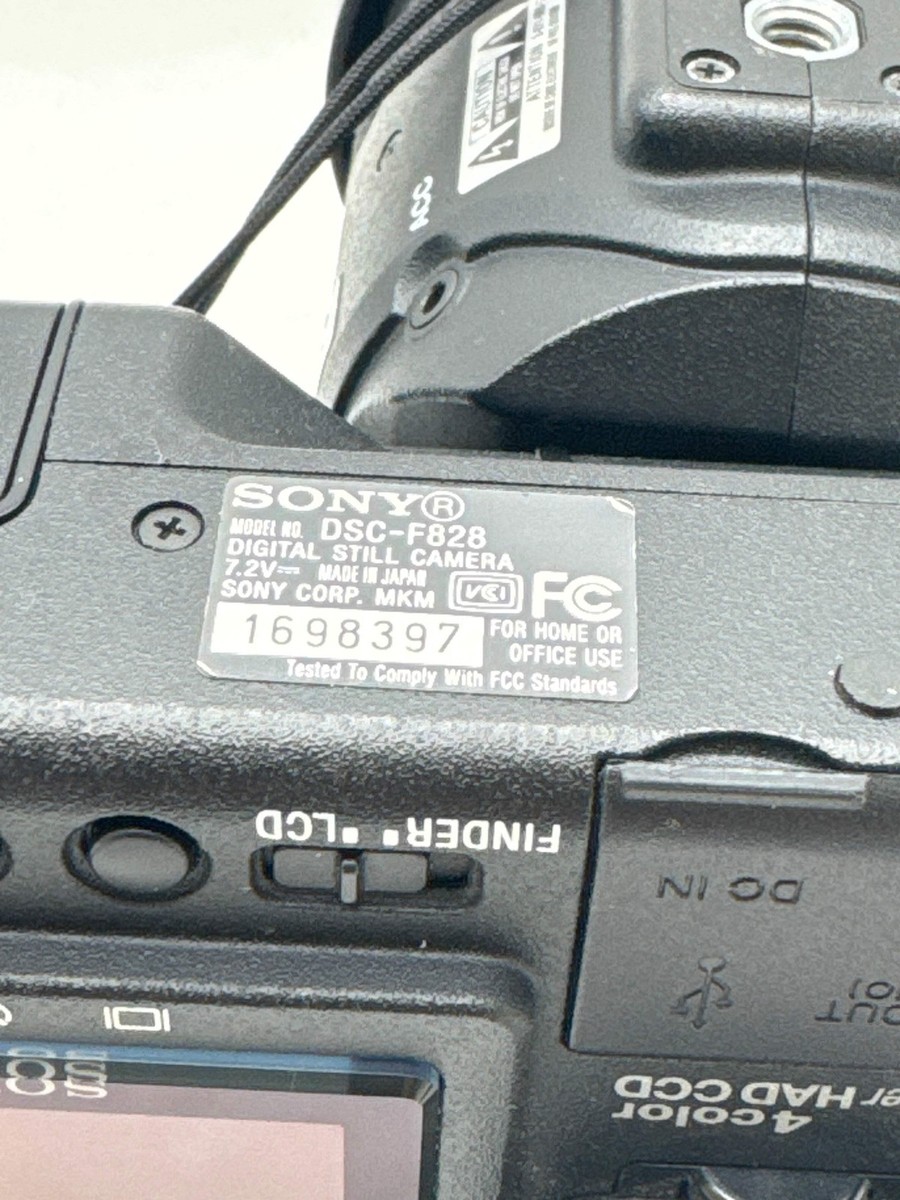 Sony Cyber-shot DSC-F828 Digital Camera - Black | eBay