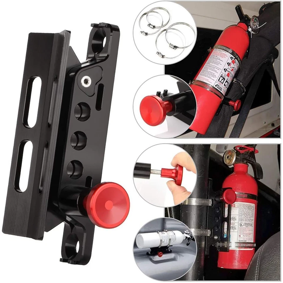 Savage UTV Quick Release Fire Extinguisher Mount For ARCTIC CAT Prowler 700 XT Foto 3 de 4