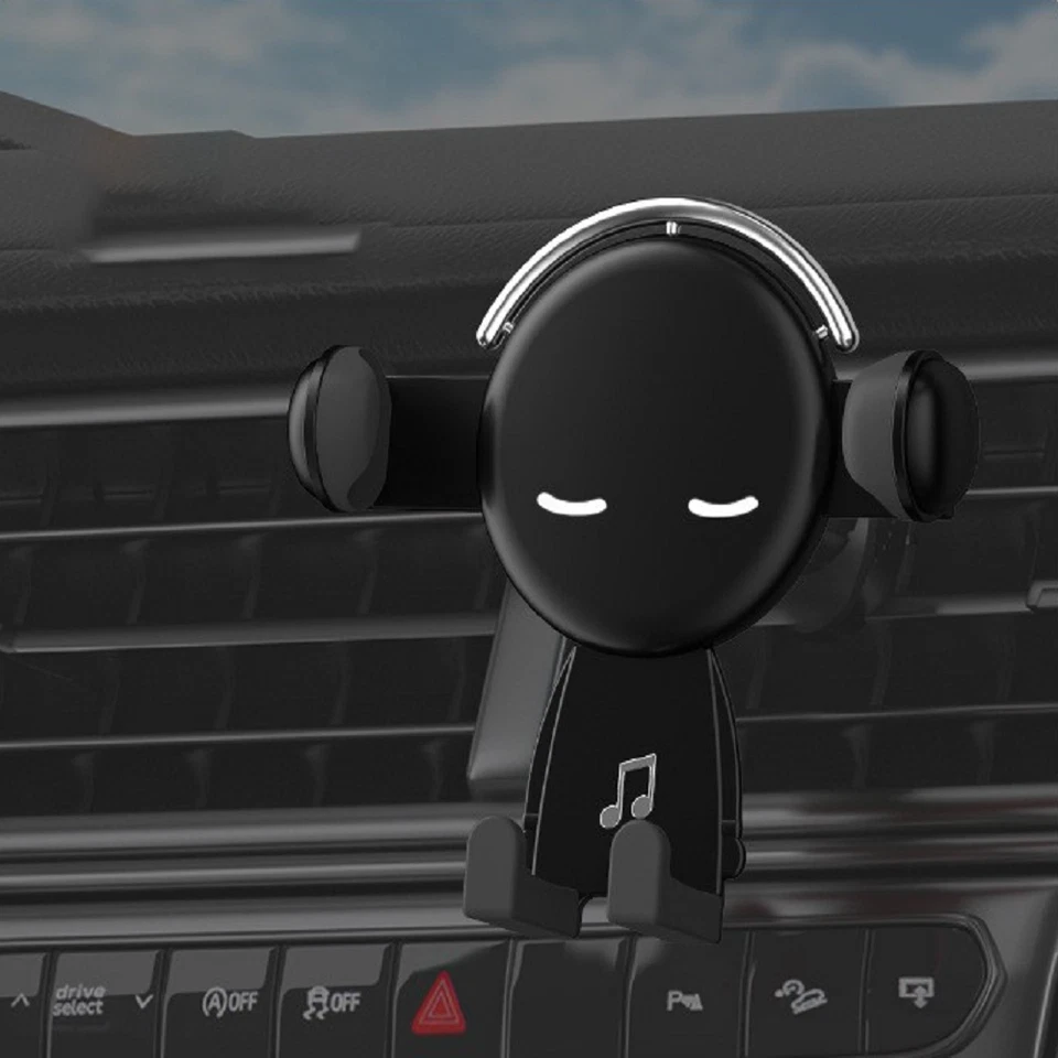 Soporte universal para automóvil Soporte de ventilación de aire para teléfono celular Samsung iPhone Foto 4 de 4