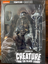 NECA TMNT x Universal Monsters Leonardo Creature from the Black Lagoon Figure