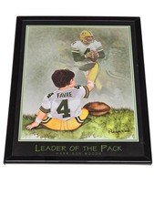 Harrison Woods Print Brett Favre Packers Football Art