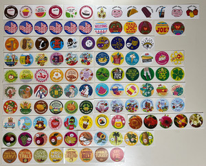 114 TRADER JOE'S Stickers - Includes KIMBAP, Halloween, Xmas, Valentine and More