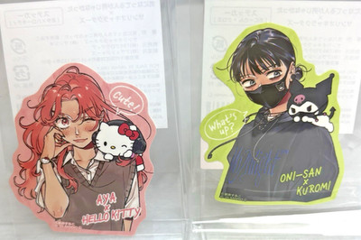 Sanrio The Guy She Was Interested in Wasn't a Guy at All  sanrio Sticker Set
