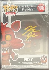 Five Night at Freddy's KELLEN GOFF "Foxy" SIGNED Funko Pop