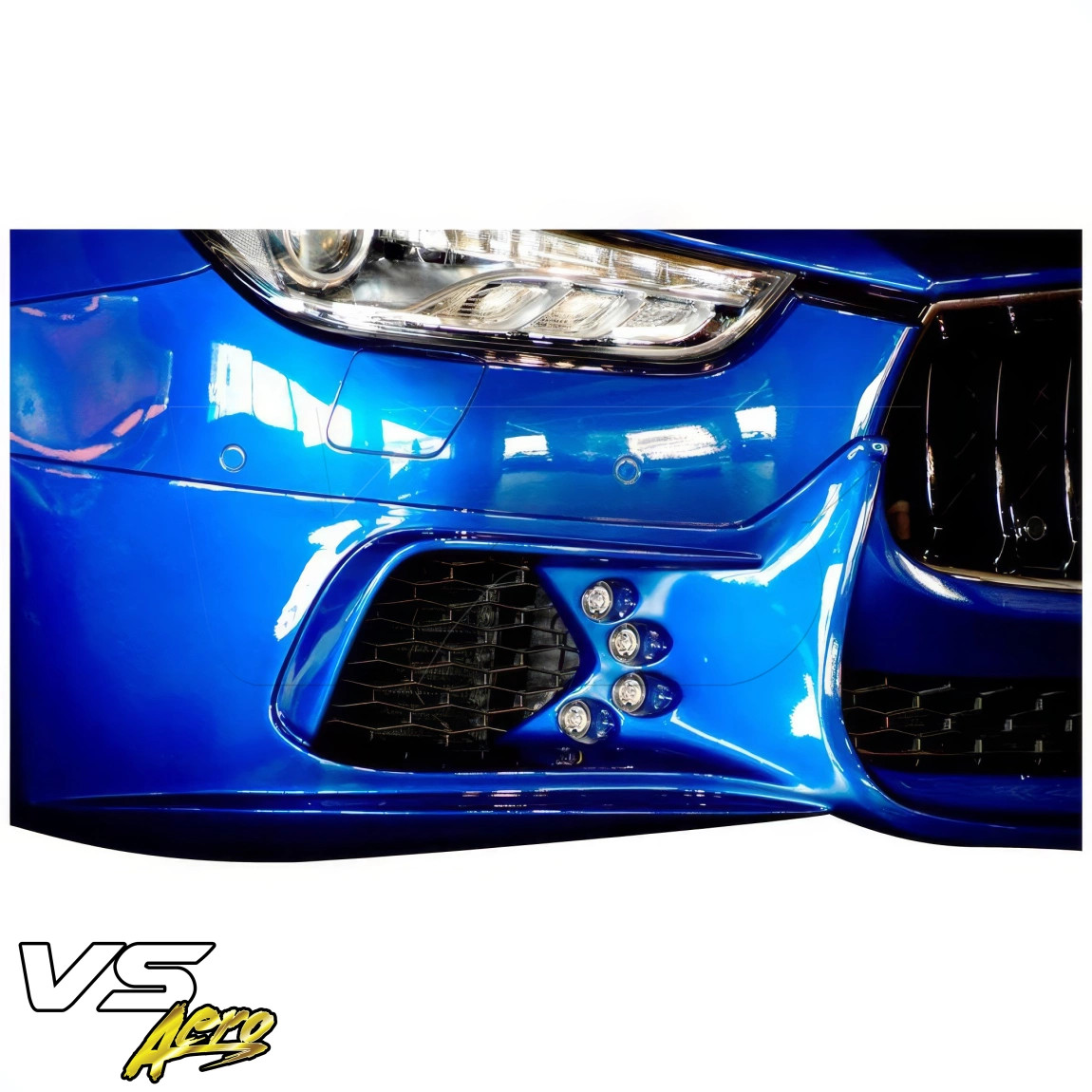 VSaero FRP WAL Front Lip Valance for Ghibli Maserati 13-17 vsaeropart_101451