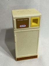 Vintage Little Tikes DOLLHOUSE Refrigerator- Door Opens/Closes VGUC