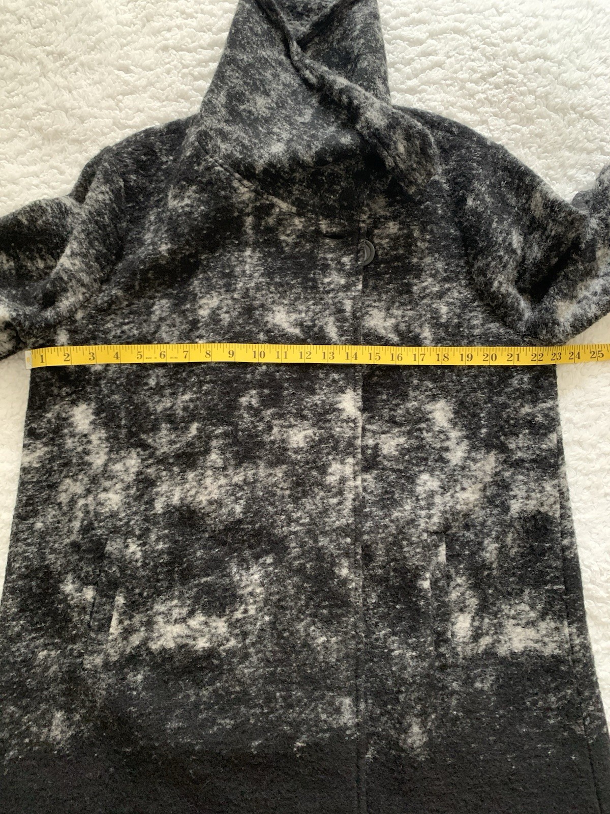 KENAR Jackets & Coats Size XL Black/ Grey  Pockets Wool 50% Women’s