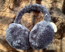 Winter Soft Fluffy Blue Earmuffs / Ear Warmers Unisex NEW