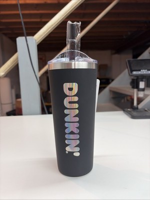 DUNKIN' 2025 Stainless Steel Soft Touch Tumbler 20oz/BLACK/NWT