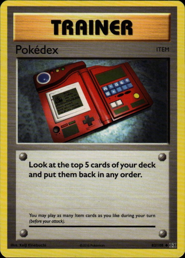 Pokemon TCG Card Pokedex Uncommon Trainer Normal Base Set 2 BS2 115/130
