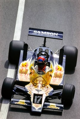 Jan Lammers Shadow DN9 Ford Monaco GP at Circuit de Monaco Sunday - Old Photo 2