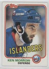 1981-82 Topps Ken Morrow #91E 2u3