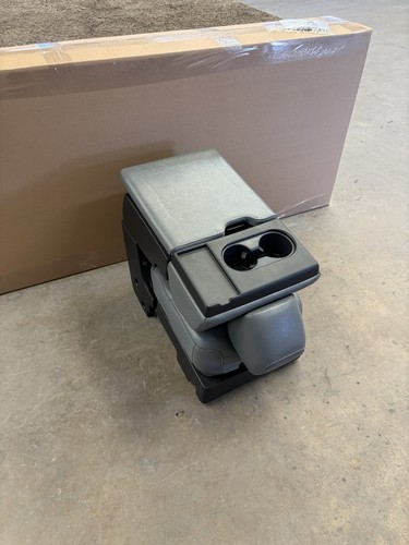 2023 24 25 FORD F250 F350 F450 CENTER CONSOLE JUMP SEAT GREY SUPERDUTY VINYL