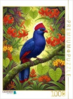 Calvendo Puzzle Turako Zwischen Bunten BlüTen | 1000 Teile Lege-GrößE 64X48Cm Fo