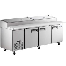 92 3 Door Refrigerated Pizza Prep Table
