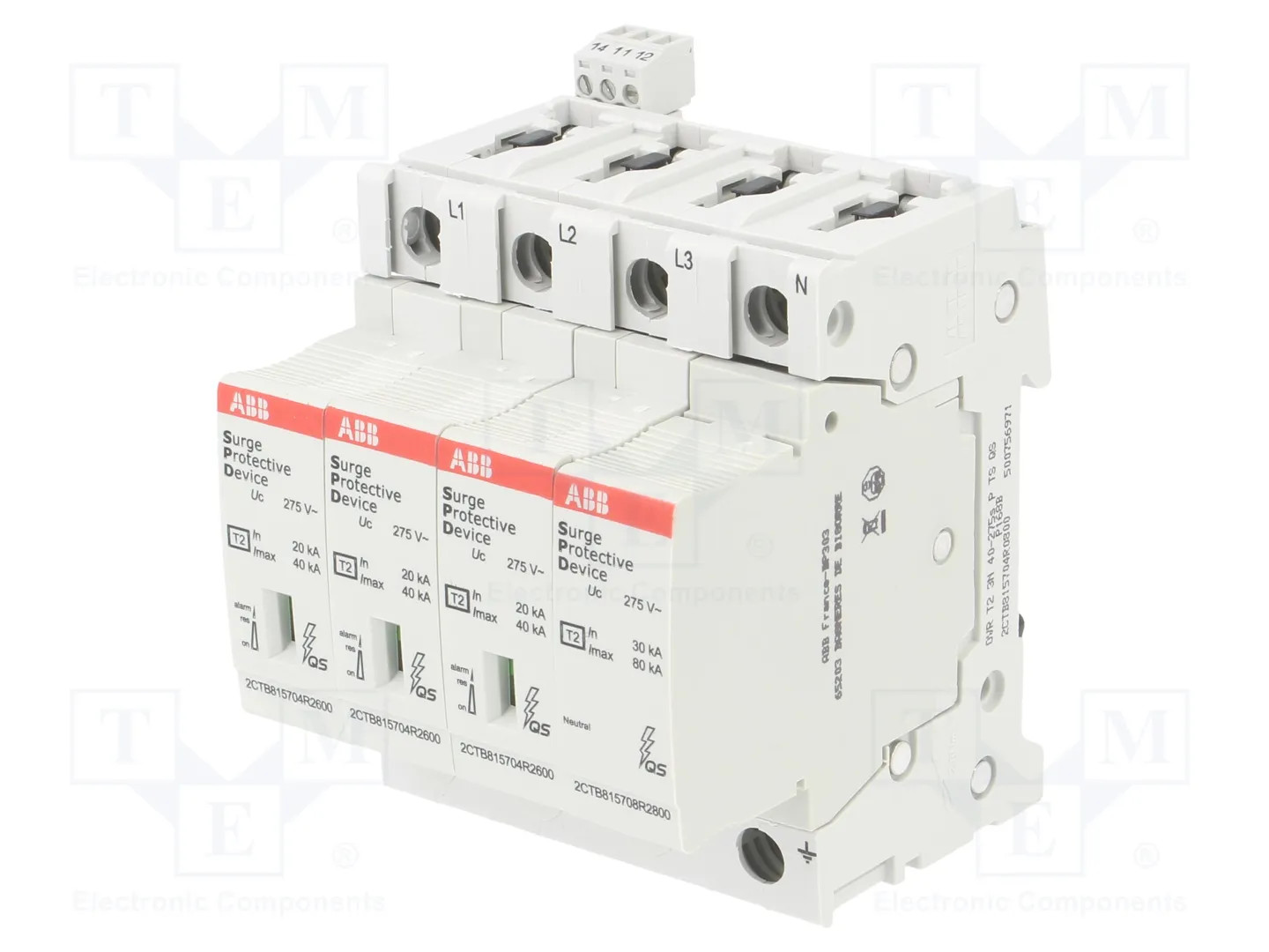 ABB OVR-T2-3N-40-275S-P-TS-QS Surge arrester