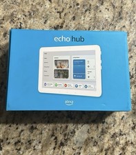 Amazon Echo Hub 8" Smart Home Control Panel with Alexa White Model NEW