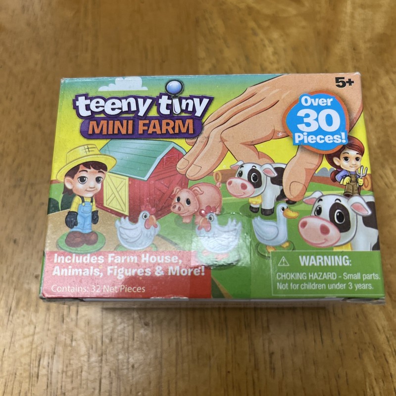 NEW TEENY TINY MINI FARM Barn, Animals and More Toy Sets