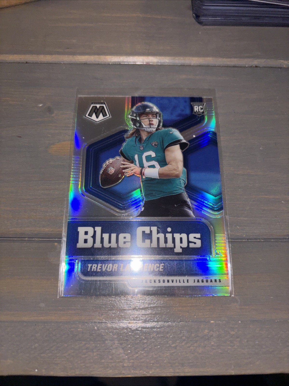 2021 Panini Mosaic - Blue Chips Trevor Lawrence #1 Silver Prizm (RC)