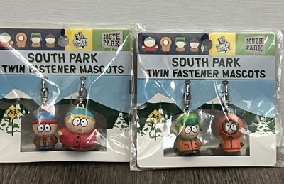 2000 South Park Twin Mascots Strap Set From Japan Sealed Stan Cartman Kyle Kenny