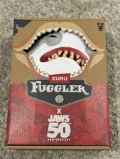 FUGGLER X JAWS 50th Anniversary Collectible Funny Ugly Monster Zuru In Hand
