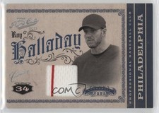 2011 Playoff Prime Cuts Century Silver Materials 32/49 Roy Halladay #42 HOF 3s3