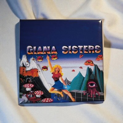 Giana Sisters   C64 Amiga Game Klassiker Retro Kühlschrankmagnet