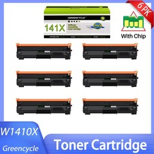 6  NEW CHIP 141X Toner Cartridge Fit for HP W1410A for HP M110w MFP M139w M140w