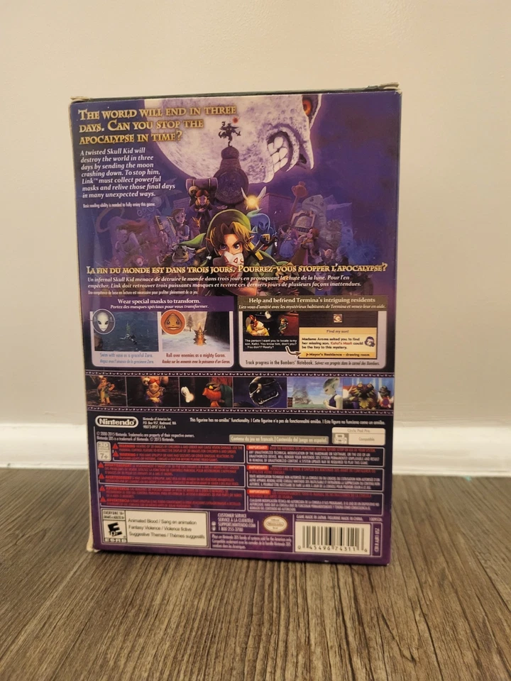 Estatueta colecionável Skull Kid RARA - Zelda Majora's Mask 3D - Imagem 4 de 4