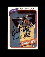 Bert Blyleven Signed 1980 Topps Pittsburgh Pirates Autograph
