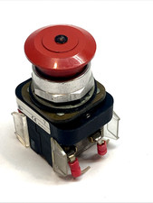 Allen-Bradley 800T-FX D4 30mm Maintained Push-Pull Mushroom Push Button