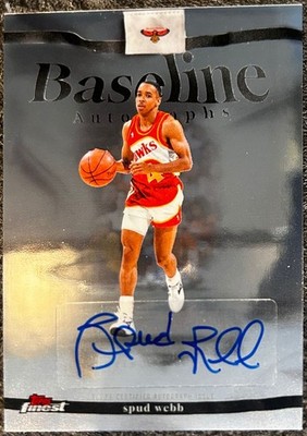 Spud Webb #BA-SW Baseline Autographs - Topps Finest NBA 2025/2026 -