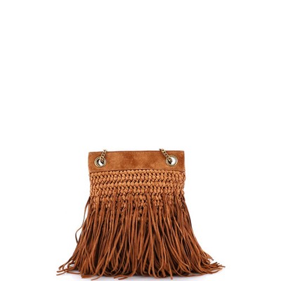 Saint Laurent Grace Fringe Hobo Suede Small | eBay
