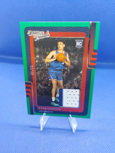 2025 Donruss Optic Donruss Threads Kobe Sanders